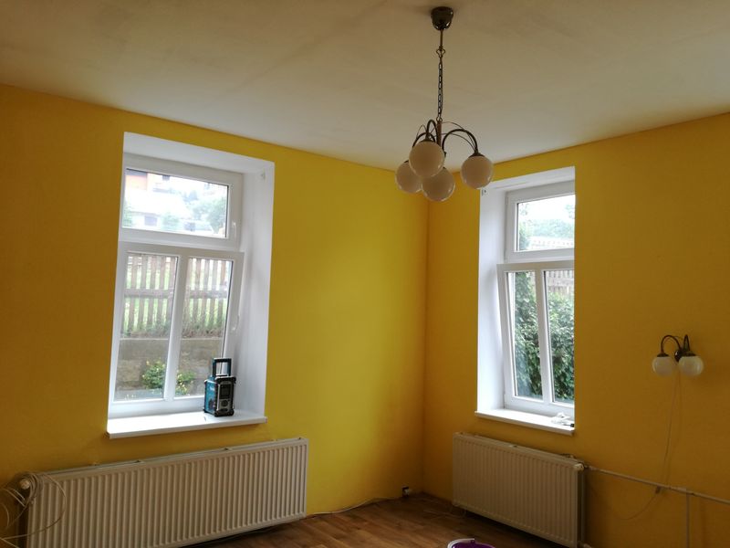 Snižování stropů sádrokartonem